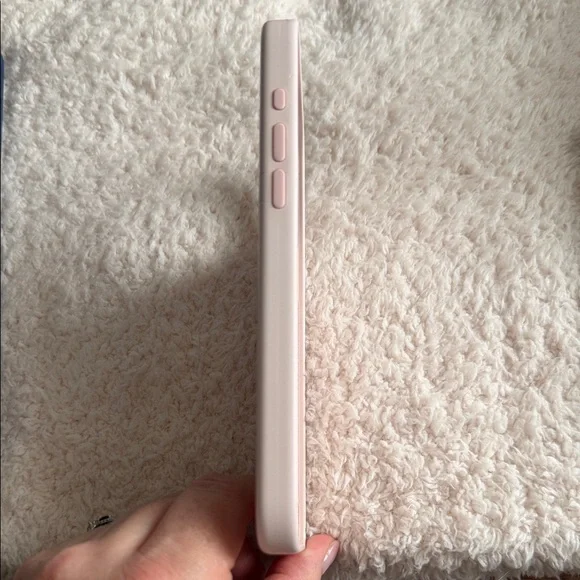 Apple Pink Silicone iPhone 15 Pro Max Case - Slim Protective Cover - Picture 6 of 8